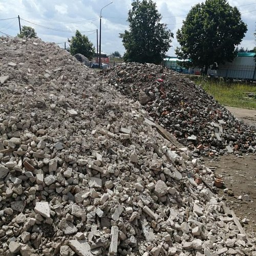 Вторичный щебень бой бетона фр. 20-40 с доставкой минск